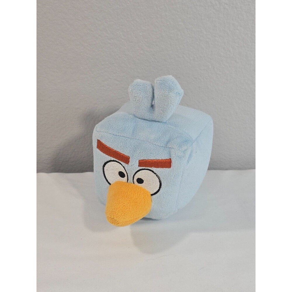 Angry Birds Space Ice Cube 5” Light Blue Bird Plush Rovio Cube-NO SOUND